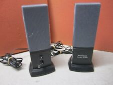 Un par de sistemas de altavoces multimedia, funciona probado segunda mano  Embacar hacia Mexico