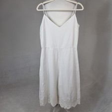 Zara white cotton for sale  LUTON