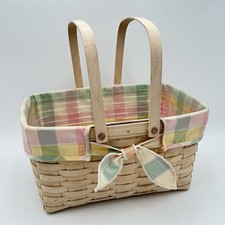 Usado, CESTAS LONGABERGER 2002 Cesta de Páscoa Caiada de Branco com Alças, Forro, Protetor comprar usado  Enviando para Brazil