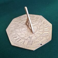Octagonal brass sundial for sale  LEWES