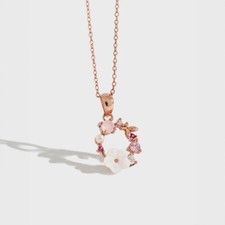 Halskette blumenkranz sterling gebraucht kaufen  München