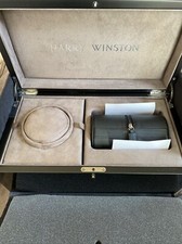 Reloj de lujo Harry Winston raro relojes y caja de joyas laca negra segunda mano  Embacar hacia Mexico