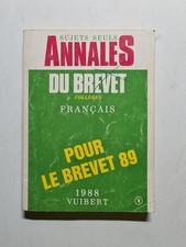 Annales brevet français d'occasion  Joinville