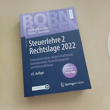 Buch steuerlehre rechtslage gebraucht kaufen  Landshut
