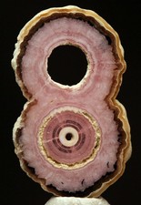 Banded rhodochrosite mineral for sale  Tucson