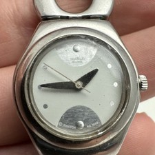 2000 Vintage Raro Fabricado na Suíça Relógio Feminino de Aço Ironia 25mm Largura da Caixa comprar usado  Enviando para Brazil