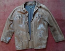 Herren braune lederjacke gebraucht kaufen  Recklinghausen