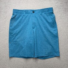 Usado, Bermuda de golfe Under Armour masculina 36 azul 10" costura interna absorção atlética FLAW comprar usado  Enviando para Brazil