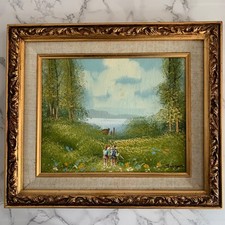 Vintage oil painting for sale  Hammond