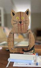 Whimsical wooden cat for sale  Versailles