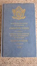 Masonic books constitutions for sale  BRIDGEND