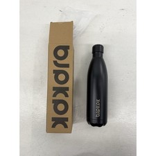 Garrafa de água com isolamento térmico de aço inoxidável BJPKPK com tampa 17 oz garrafa térmica preta, usado comprar usado  Enviando para Brazil