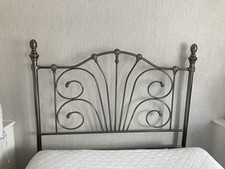 Pewter shaped headboard for sale  WEST WICKHAM