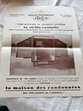 Brochure chalet remorque d'occasion  Artemare