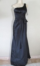 Vestido Pronovias preto cetim tamanho 8 longo um ombro formal comprar usado  Enviando para Brazil