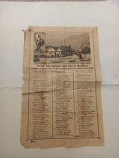 Foglio volante figurato usato  Alessandria