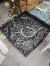 Base de chuveiro de acampamento portátil dobrável base de toldo para barraca de chuveiro com mangueira de drenagem, usado comprar usado  Enviando para Brazil