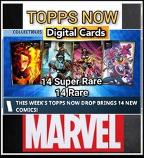 Cartões digitais Topps Marvel Collect TOPPS NOW 2025 11 de junho ouro e prata 28 comprar usado  Enviando para Brazil
