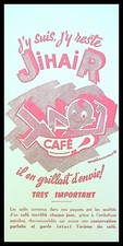 Buvard publicitaire café d'occasion  Rioz