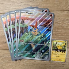 GRÁTIS 🇦🇺 ENVIO - 5X Pokemon TCG Victini SVP 208 Jumbo Oversized Black Star Promo comprar usado  Enviando para Brazil