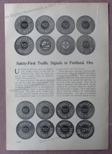 Artículo de 1915 * Safety First Movement - Señales de tráfico en Portland Oregon  segunda mano  Embacar hacia Mexico