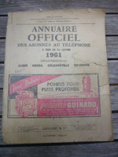 Algérie annuaire officiel d'occasion  Cannes