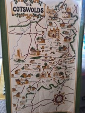 Vintage cotswolds map for sale  HOLSWORTHY