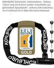sicherheits fahrradschloss gebraucht kaufen  Berlin