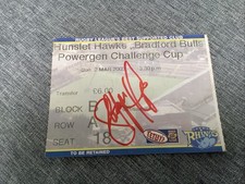 Signed hunslet hawks for sale  LEEDS