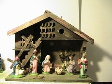 Presepe completo legno usato  San Maurizio Canavese