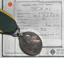 Territorial efficiency medal for sale  HUNTINGDON