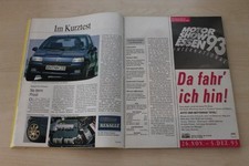Auto Motor Sport AMS 23/1993 Renault Clio Williams 2.0 16V mit 147PS im TEST auf comprar usado  Enviando para Brazil
