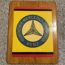 Usado, Placa publicitária de madeira vintage Mercedez Benz rara!  comprar usado Usado, Placa publicitária de madeira vintage Mercedez Benz rara!  comprar usado  Enviando para Brazil