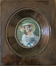 Rare miniature portrait d'occasion Rare miniature portrait d'occasion  Saint-Péray