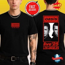 Camiseta Oasiss Live ’25 For Los Angeles CA North America Tour 2025 em 7 de setembro comprar usado  Enviando para Brazil