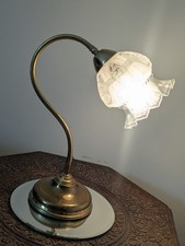 Antique brass glass for sale  DARWEN