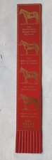 Leather bookmark heavy for sale  COLWYN BAY