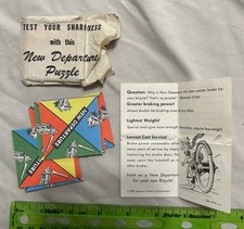 Quebra-cabeça quebra-cabeça quebra-cabeça vintage 1952 GM nova partida bicicleta montanha-russa freio comprar usado  Enviando para Brazil
