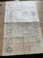 1930s army identity for sale  IPSWICH