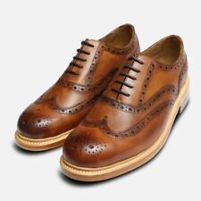 Brogues Oxford Chapman de luxo em bronzeado antigo comprar usado  Enviando para Brazil