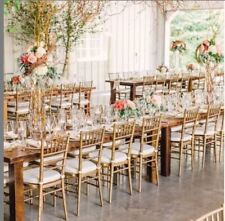Gold chiavari chairs for sale  WEMBLEY
