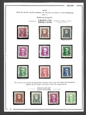 Selos do Brasil 1960 1961 Chamados ̈Bisneta ̈ Filigrana Correios e Casa da Moeda comprar usado  Brasil 