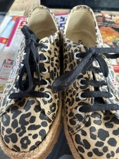 Superga leopard print for sale  DRIFFIELD