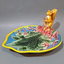 Majolica ware squirrel for sale  TAUNTON