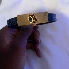 Slim bracelet black for sale  ASHFORD