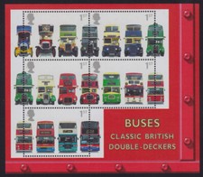 Great Britain 2001 MS 150th anniversary of first double-decker bus. comprar usado  Enviando para Brazil