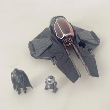 RARO Star Wars Micro Galaxy Squadron Darth Vader's Sith Interceptor Chase 0104 comprar usado  Enviando para Brazil