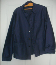 Veste travail bleu d'occasion  Saint-Pourçain-sur-Sioule