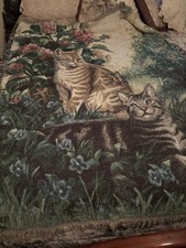 Vintage cat tapestry for sale  Roseburg