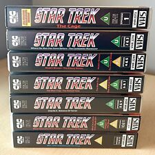 Używany, STAR TREK Original TV Series VHS Episodes 1-13 Video Tapes X7 Cassettes Sealed na sprzedaż  Wysyłka do Poland